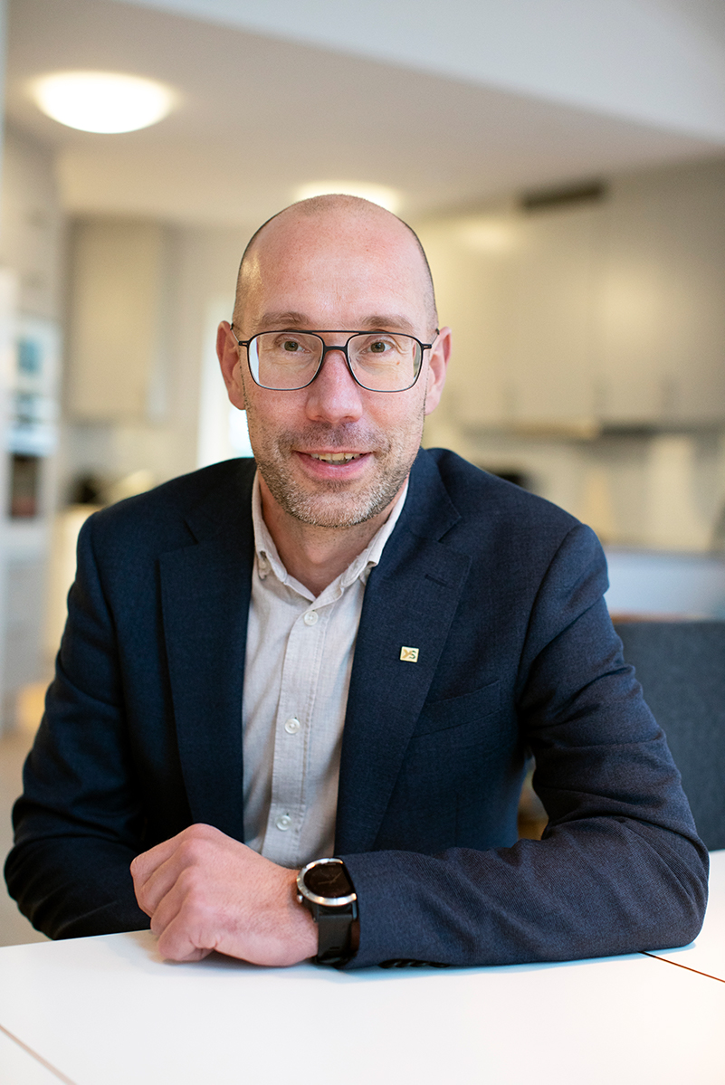 – Det svåraste har varit att få de olika komponenterna att fungera till­sammans, säger Fredrik Jonsson, ansvarig för affärsinnovation på Skellefteå Kraft.
