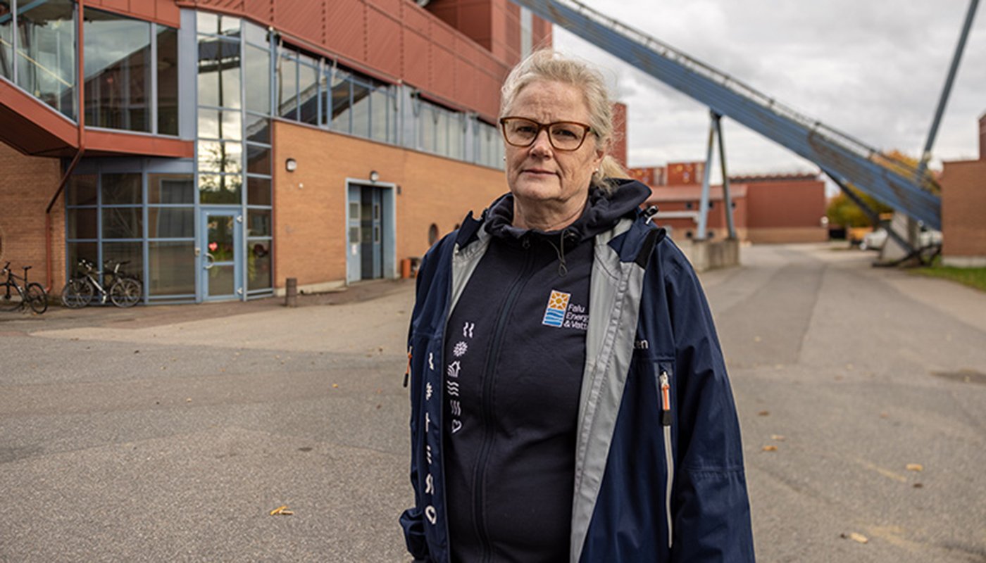 Margareta Eriksson, produktchef p&aring; Falu Energi & Vatten. Foto. Falu Energi & Vatten.