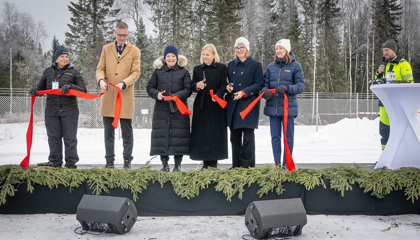 H&auml;rmed &auml;r Lule&aring;s nya mottagningsstation invigd.
