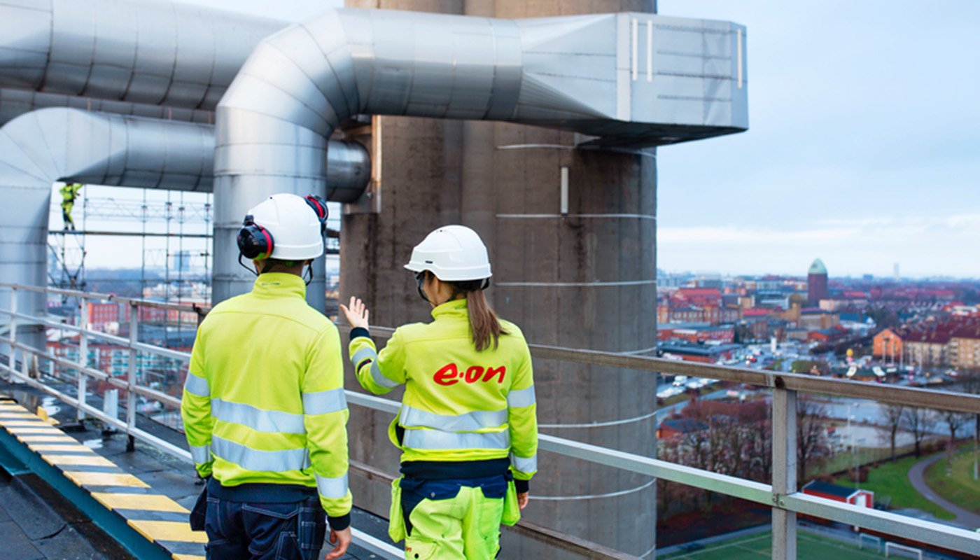 Heleneholmsverket värmer Malmö och levererar även rekordmycket el. Foto: Eon.