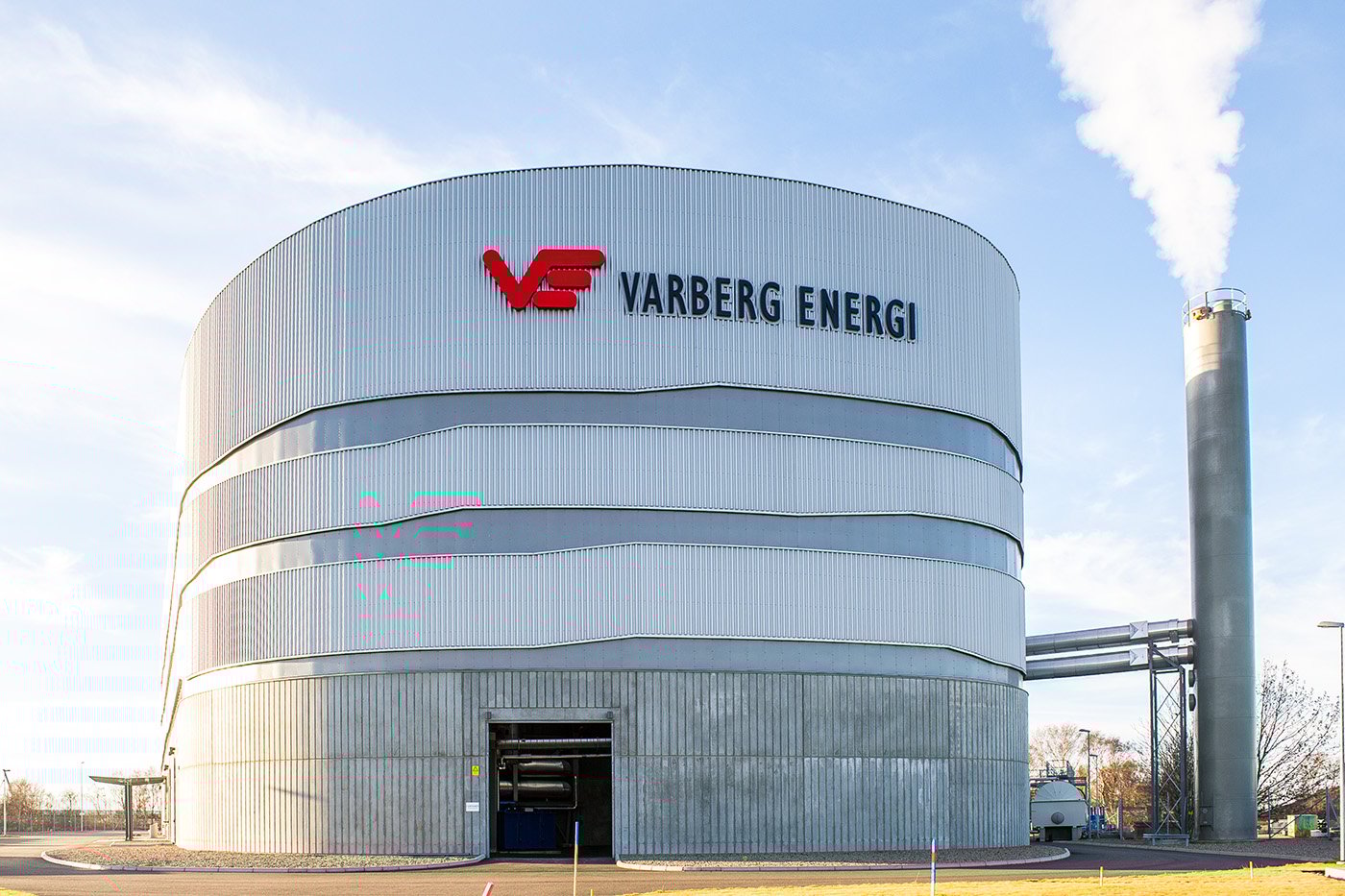 Värmeverket Varberg af Flisan. Foto: Varberg Energi.