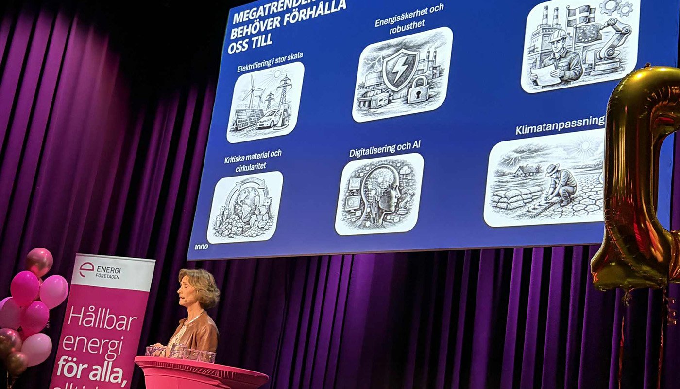 InnoEnergys vd Lowina Lundström bjöd på sex megatrender.