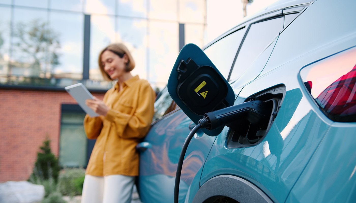 Elbilsladdning kan p&aring;verka effektavgiften. Foto: Shutterstock.