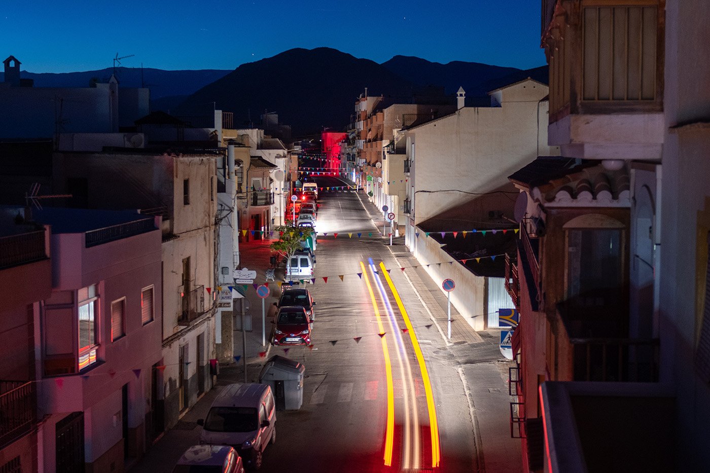 Berja i södra Spanien på kvällen den 28 april 2025. Foto: Shutterstock.