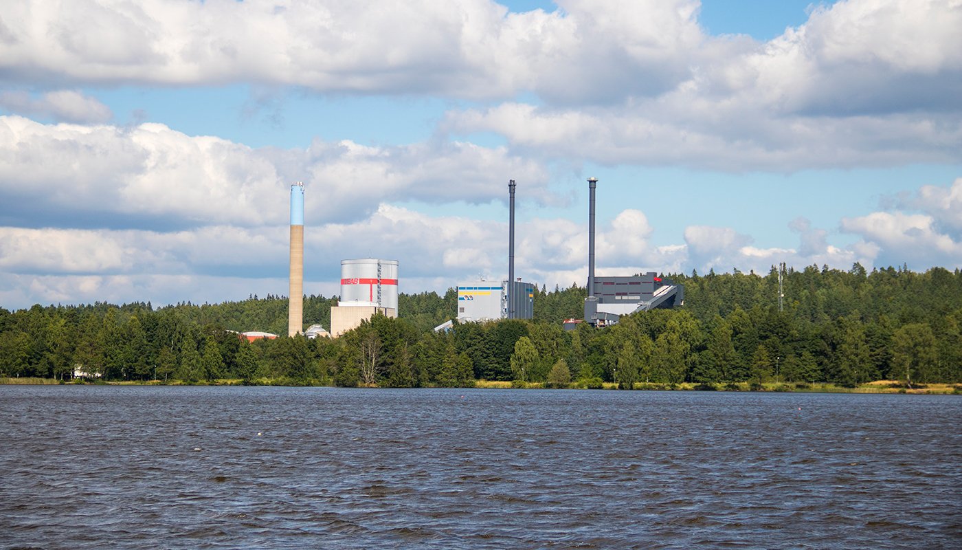 Sandviksverket i Växjö. Foto: Växjö Energi.