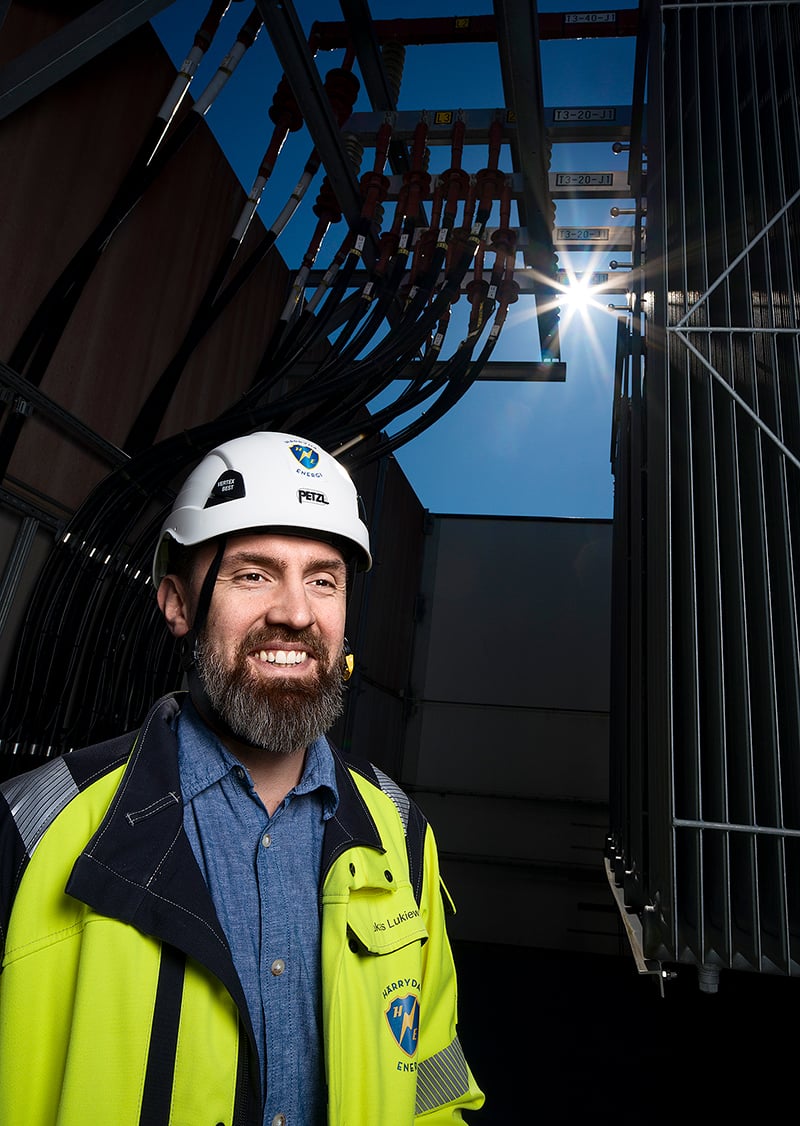 Lukas Lukiewicz &auml;r n&ouml;jd med att H&auml;rryda Energi numera inte bara kan lokalisera fel i eln&auml;tet, utan &auml;ven prediktera dem.