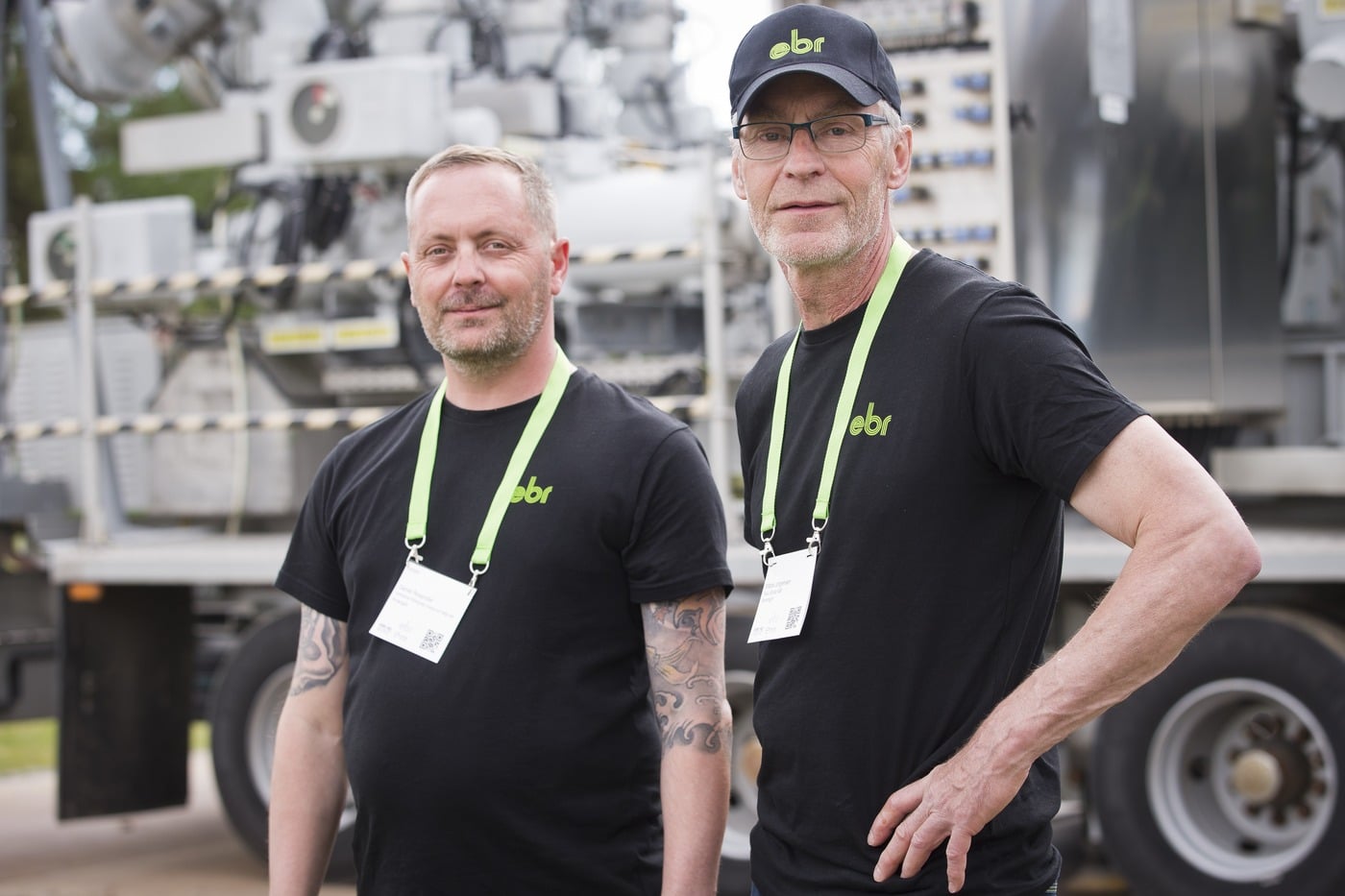 Stationsv&auml;rdarna f&ouml;r Fordon och utrustning - Daniel Rosander fr&aring;n Eskilstuna Energi och Milj&ouml; samt Matts J&ouml;rgensen fr&aring;n Falun Energi och Vatten.