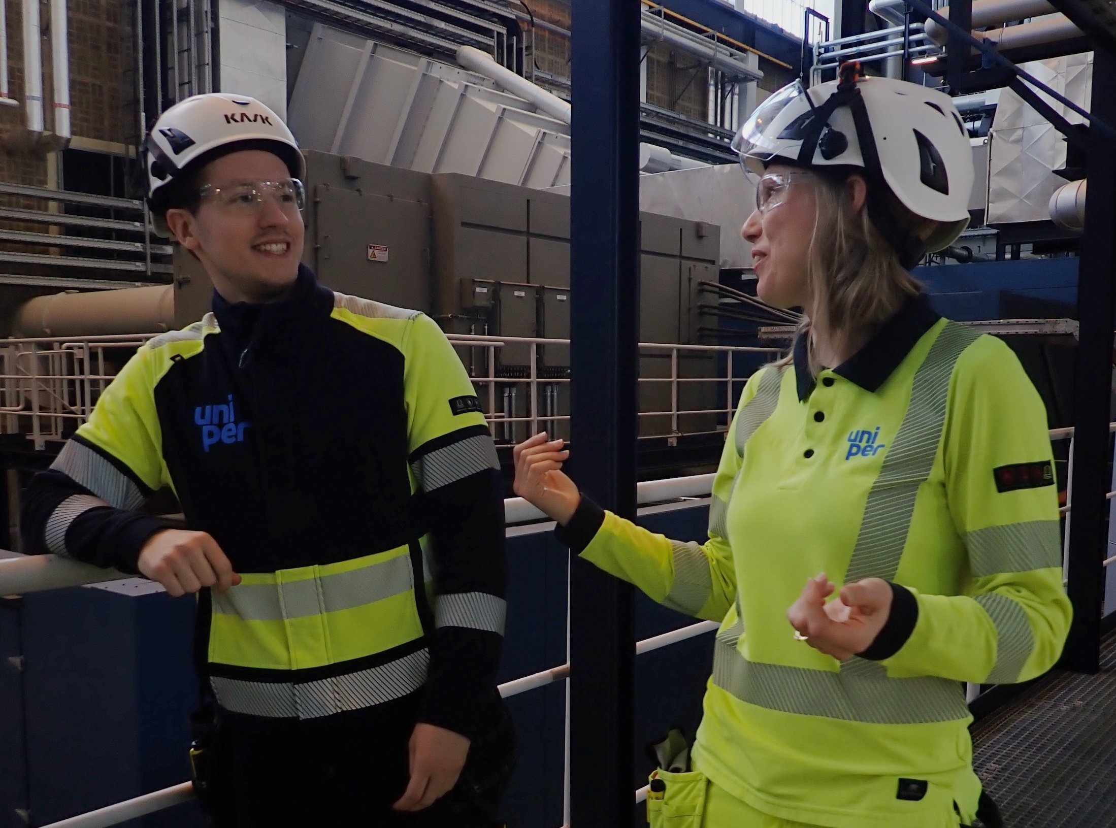 Annika Arvidsson trivs redan med jobbet och kollegorna på Uniper.