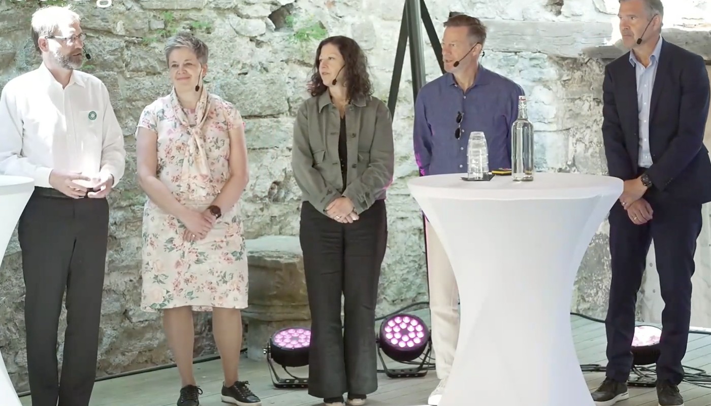 V&auml;tgasdebatt&ouml;rerna, fr v: Staffan Sandblom, Fortum, Caroline Bertlin, Nordion Energi, Melinda Frigyesi Almstr&ouml;m, Trelleborgs Energi, Peter Rydebrink, Euromekanik, samt Christer Wikner, Metacon. 
