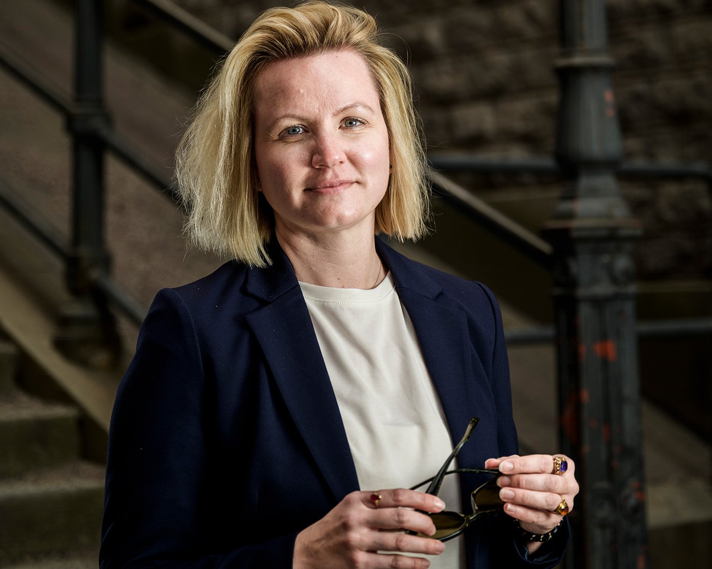 Det är bra att vi kan använda koldioxiden, men i slutändan behöver vi rena atmosfären och lagra den, säger Karolina Unger.
