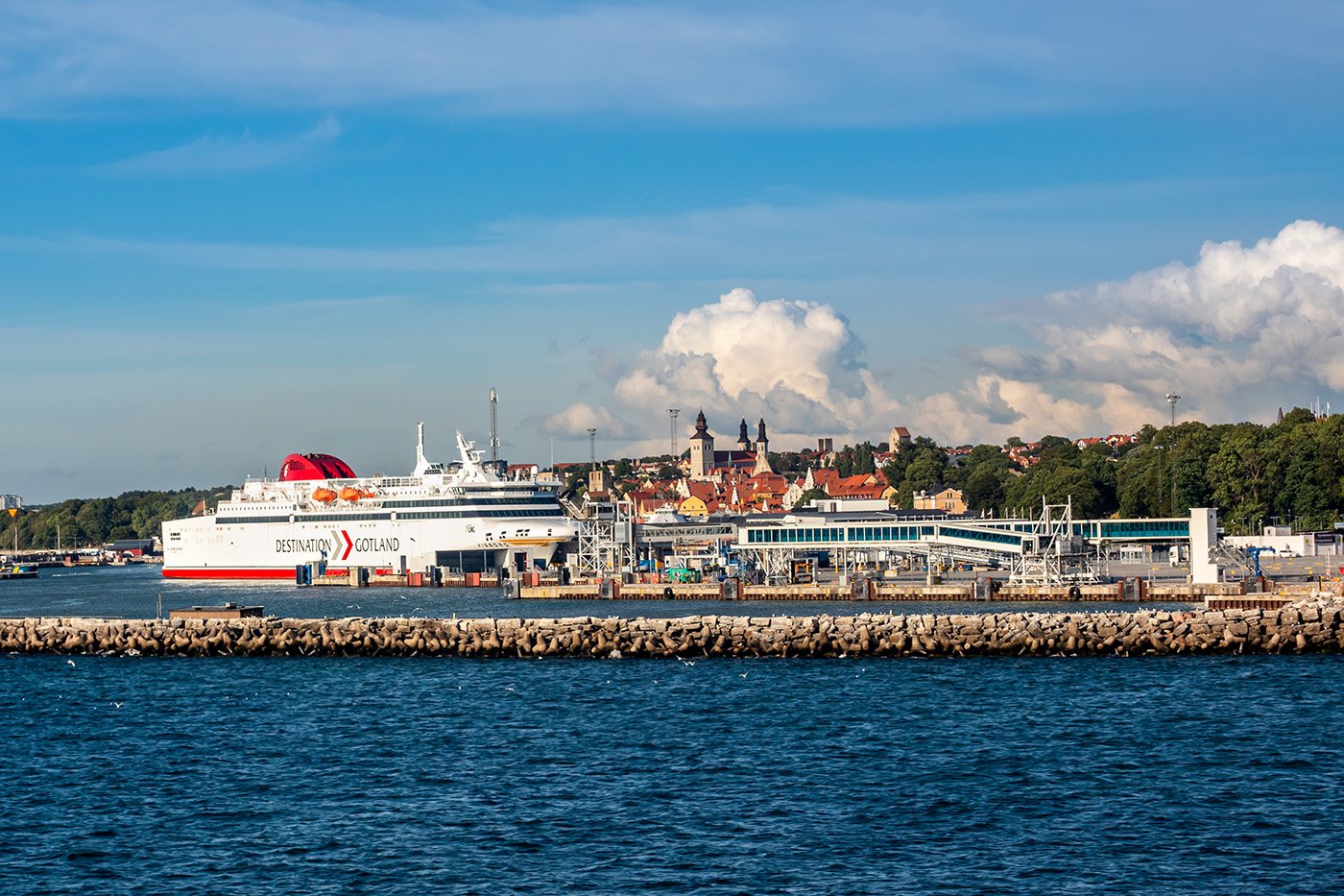 Visby hamn. Foto: Shutterstock.