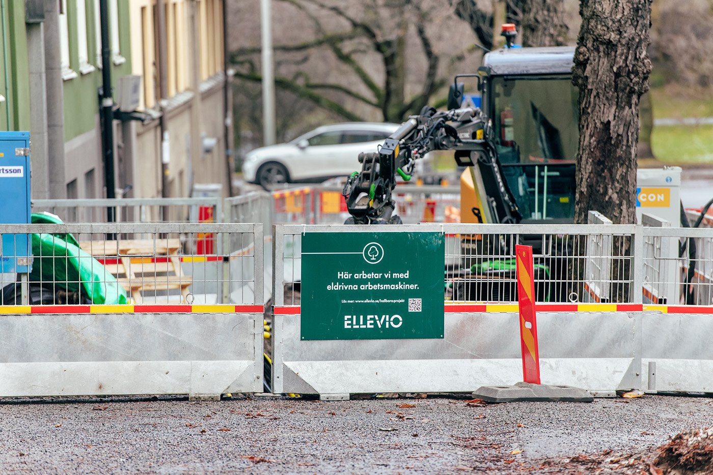 Kabelarbete i Ellevios nät. Foto: Ellevio.