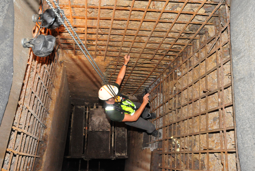 Gjutningsarbete i Ringhals. Foto: Vattenfall.
