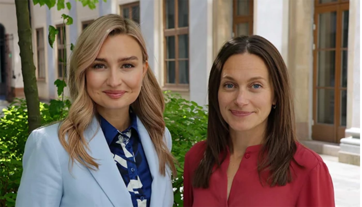 Ulrika Hoff tillsammans med energi- och näringsminister Ebba Busch. Foto: Regeringen.se.