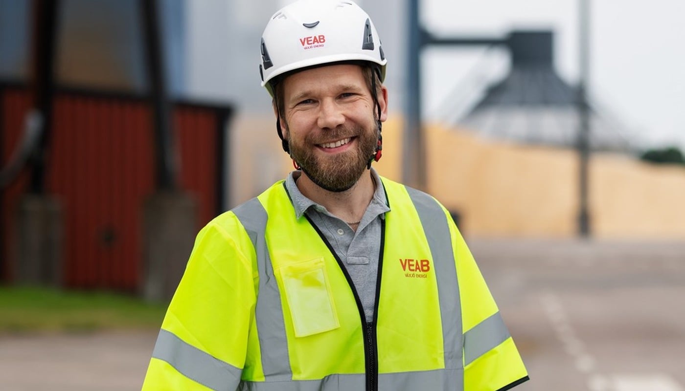 Tobias Velander, driftchef på Växjö Energi. Foto: Växjö Energi.