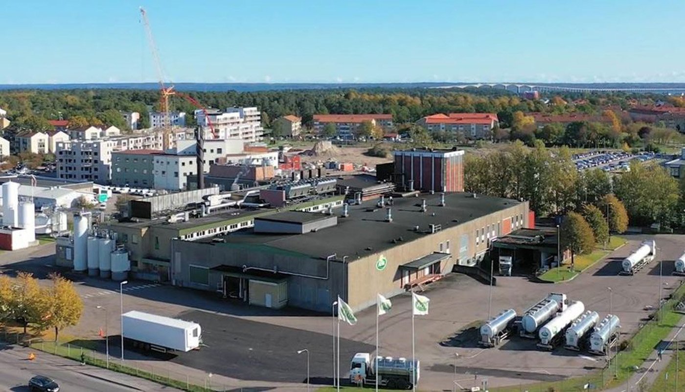 Arlas mejeri i Kalmar. Foto: Arla.