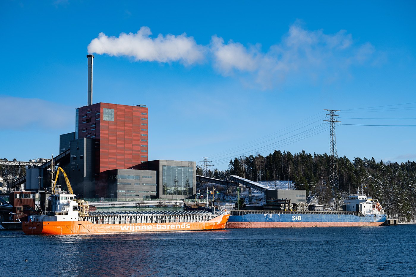 Vid Igelstaverket i Södertälje ska Söderenergi placera den nya CCS-anläggningen. Foto: Södereenergi.