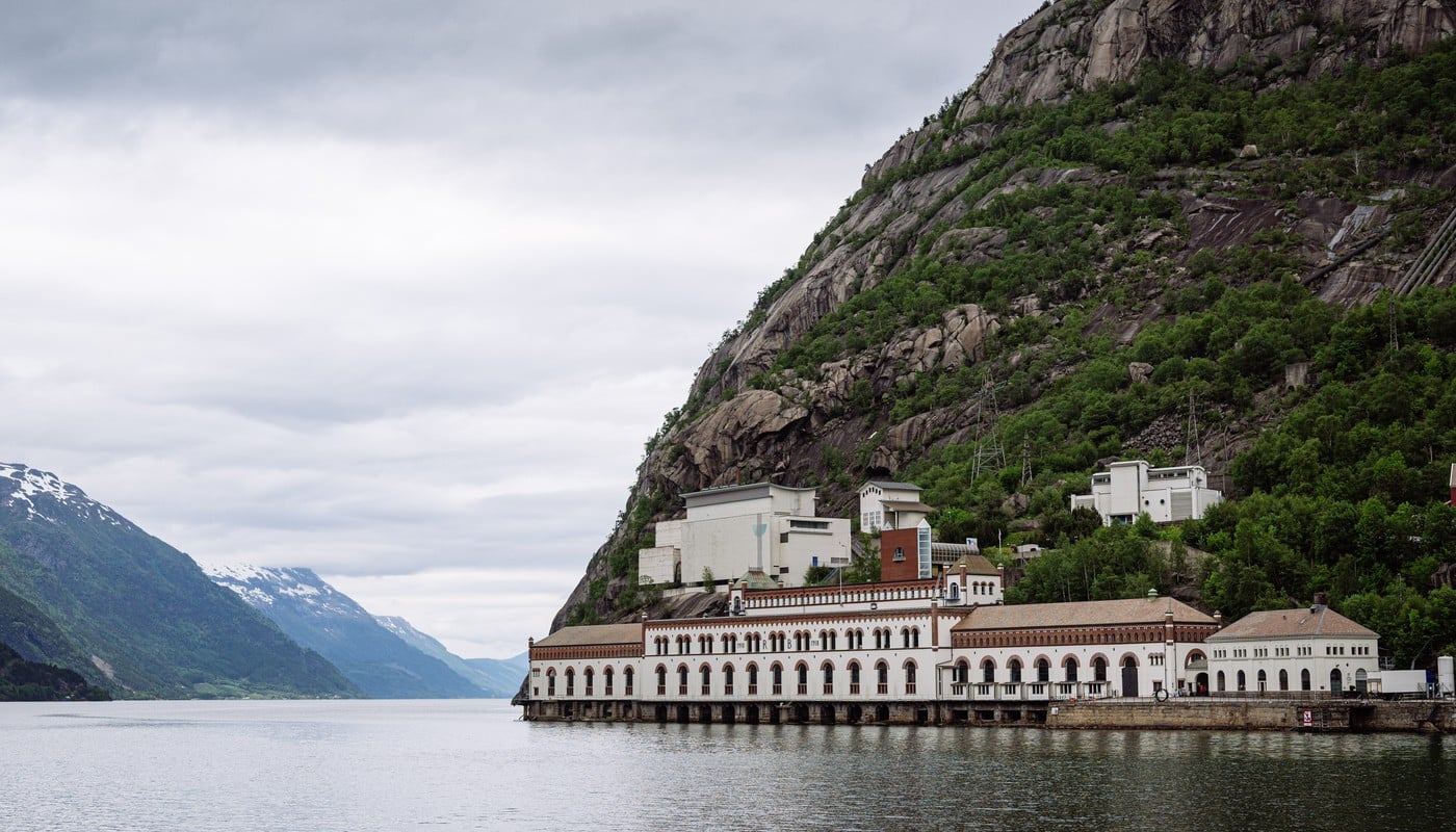 Tyssedals vattenkraftverk i sydvästra Norge. Foto: Shutterstock.