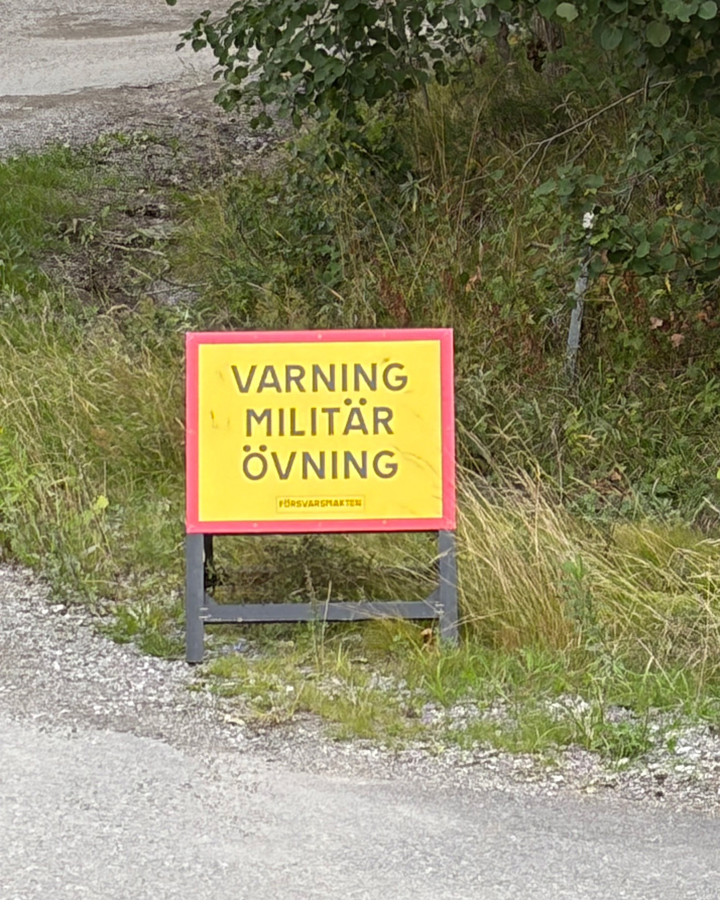 F&ouml;rsvars&ouml;vningen i S&ouml;dert&auml;lje p&aring;gick 12-19 september.