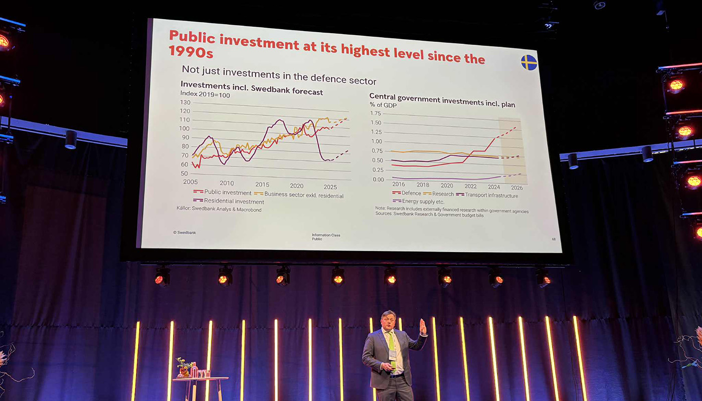 Swedbanks chefsekonom Mattias Persson.