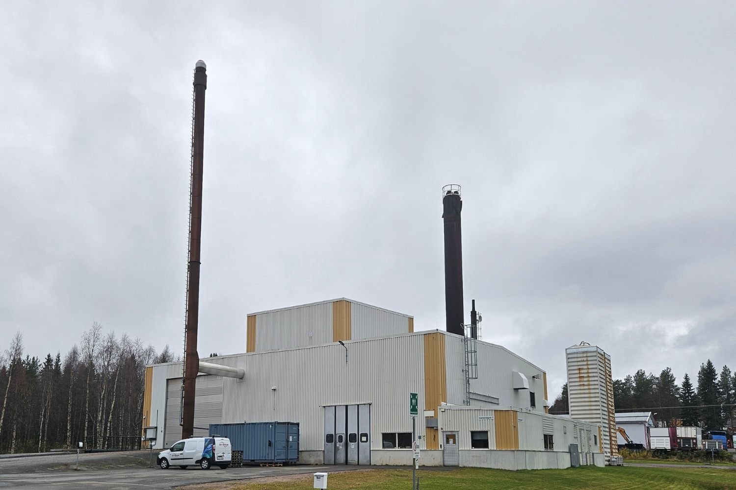 Övertorneå Värmeverk. Foto: Övertorneå Energi.