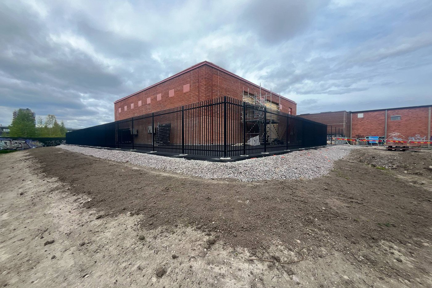 Gävle Energis nya fördelningsstation. Foto: Gävle Energi.