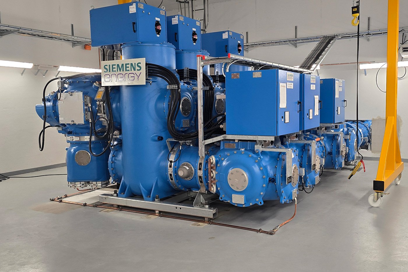 Det luftisolerade ställverket från Siemens Energy. Foto: Gävle Energi.