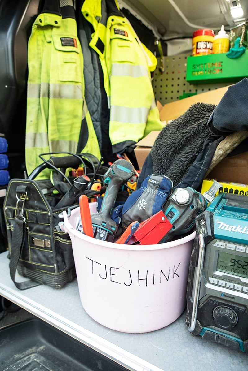 En markering som g&ouml;r att Marta f&aring;r ha sina saker i fred.