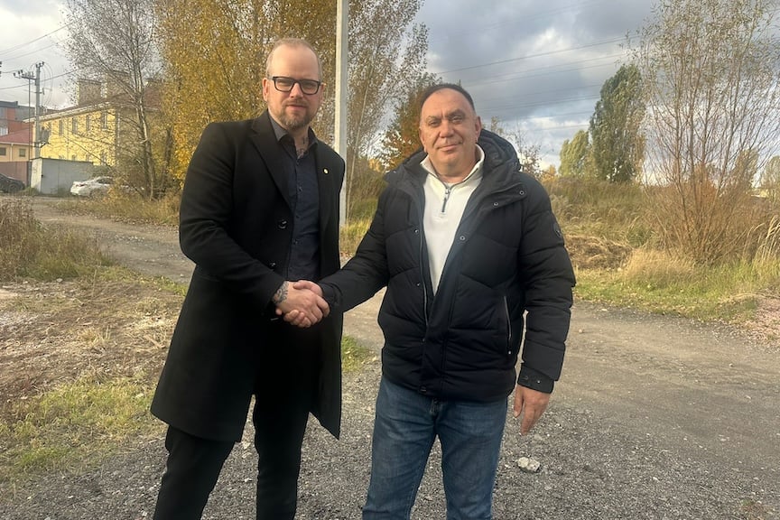 Under sina dagar i Kiev fick Magnus Sjögren tillfälle att utbyta erfarenheter med ukrainska kollegor.