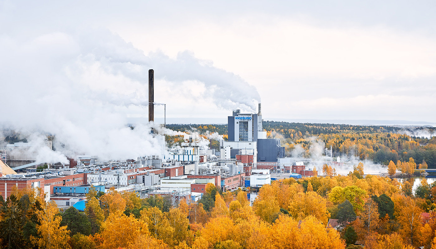 Iggesunds pappersbruk. Foto: Shutterstock.