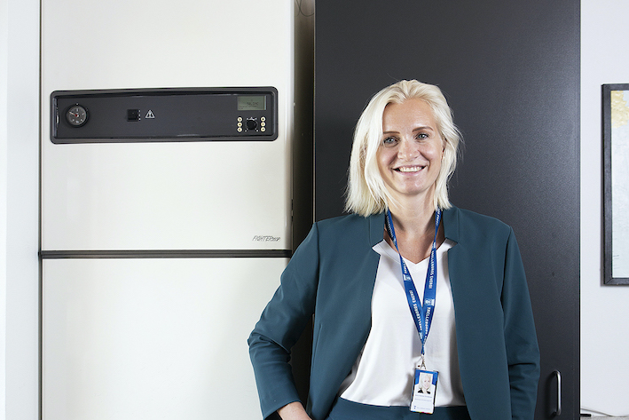 Jenny Sackner Christensen, marknadschef på Trelleborgs Energi.