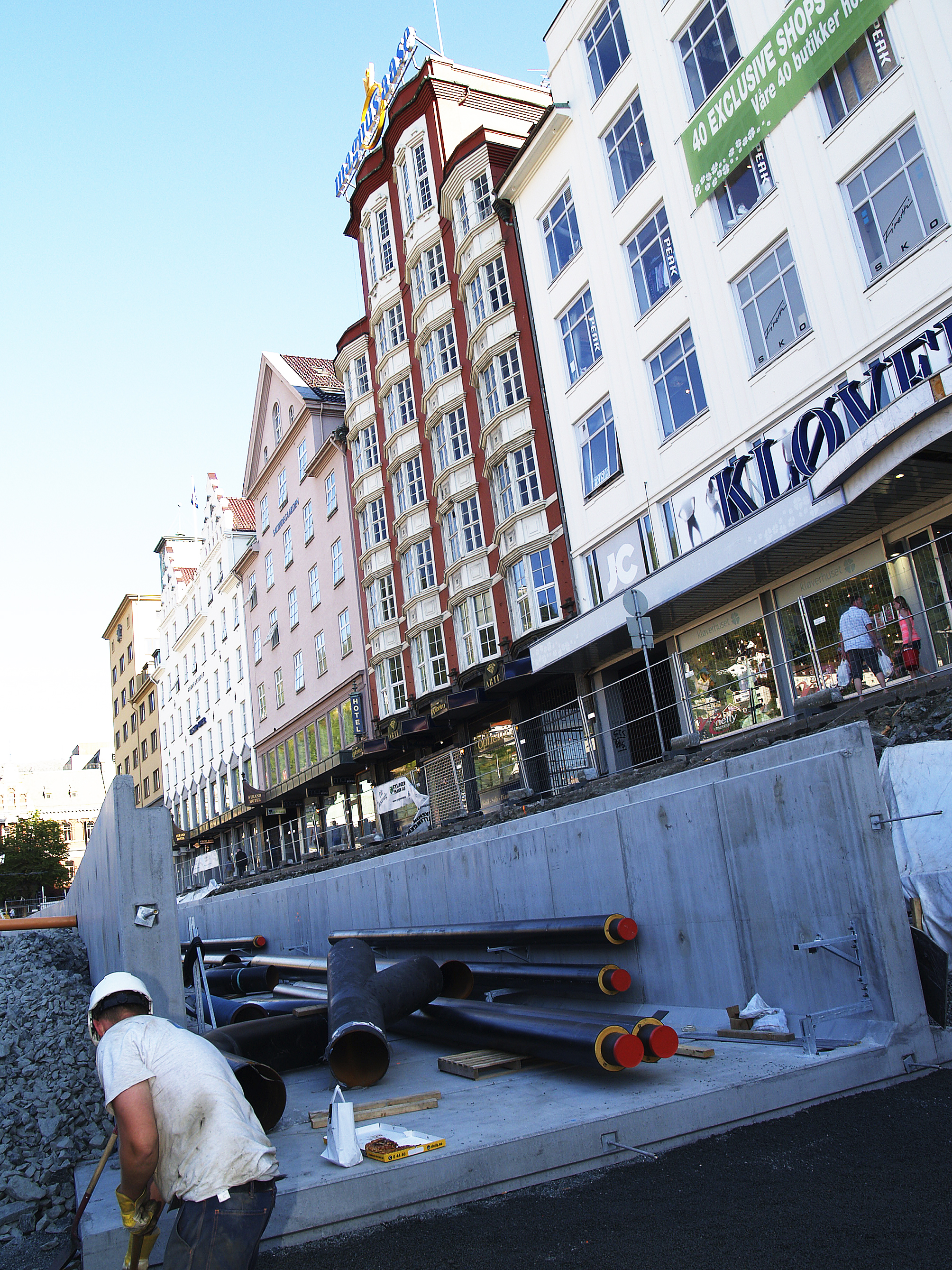 Fjärrvärmesystemen i Bergen är delvis AI-baserat. AI-system kan förutsäga förbrukningen med 97 procents noggrannhet. Foto: Morten Valestrand.