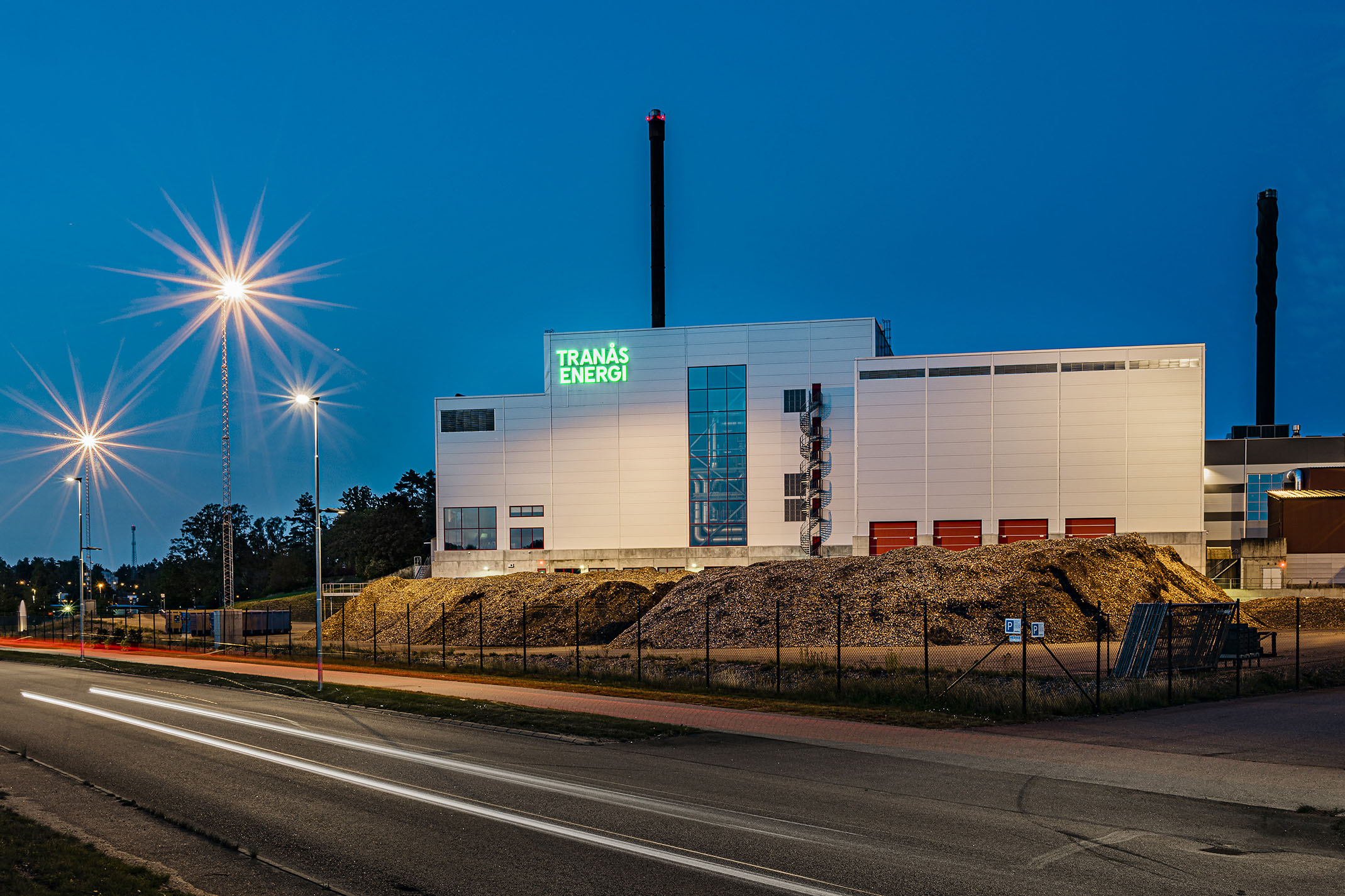 Kraftvärmeverket i Tranås. Foto: Tranås Energi