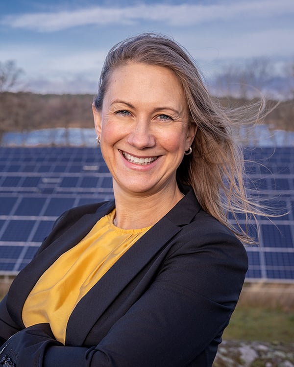 – Vi måste lära oss att bättre kombinera jordbruk och solbruk, säger Anna Werner, vd på Svensk Solenergi.