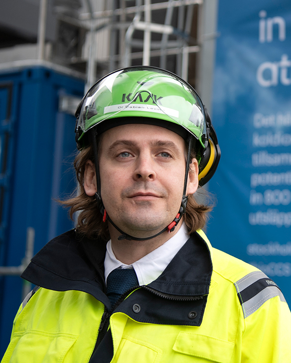 Fabian Levihn, forskningschef på Stockholm Exergi.