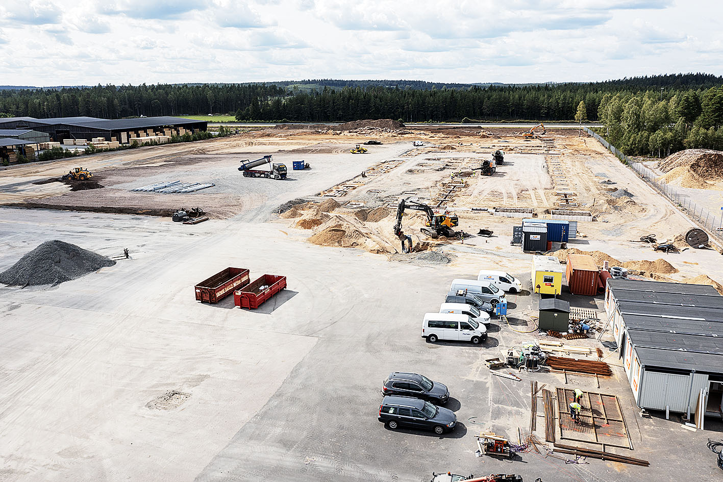 380 000 kvadratmeter ska nu utvecklas till att bli en modern logistikpark. Foto: Sofia Sabel.