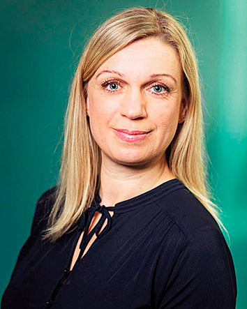 Lina Enskog Broman, ansvarig för kraftvärme, fjärrvärme och fjärrkyla på Energiföretagen. Foto: Sofia Sabel.