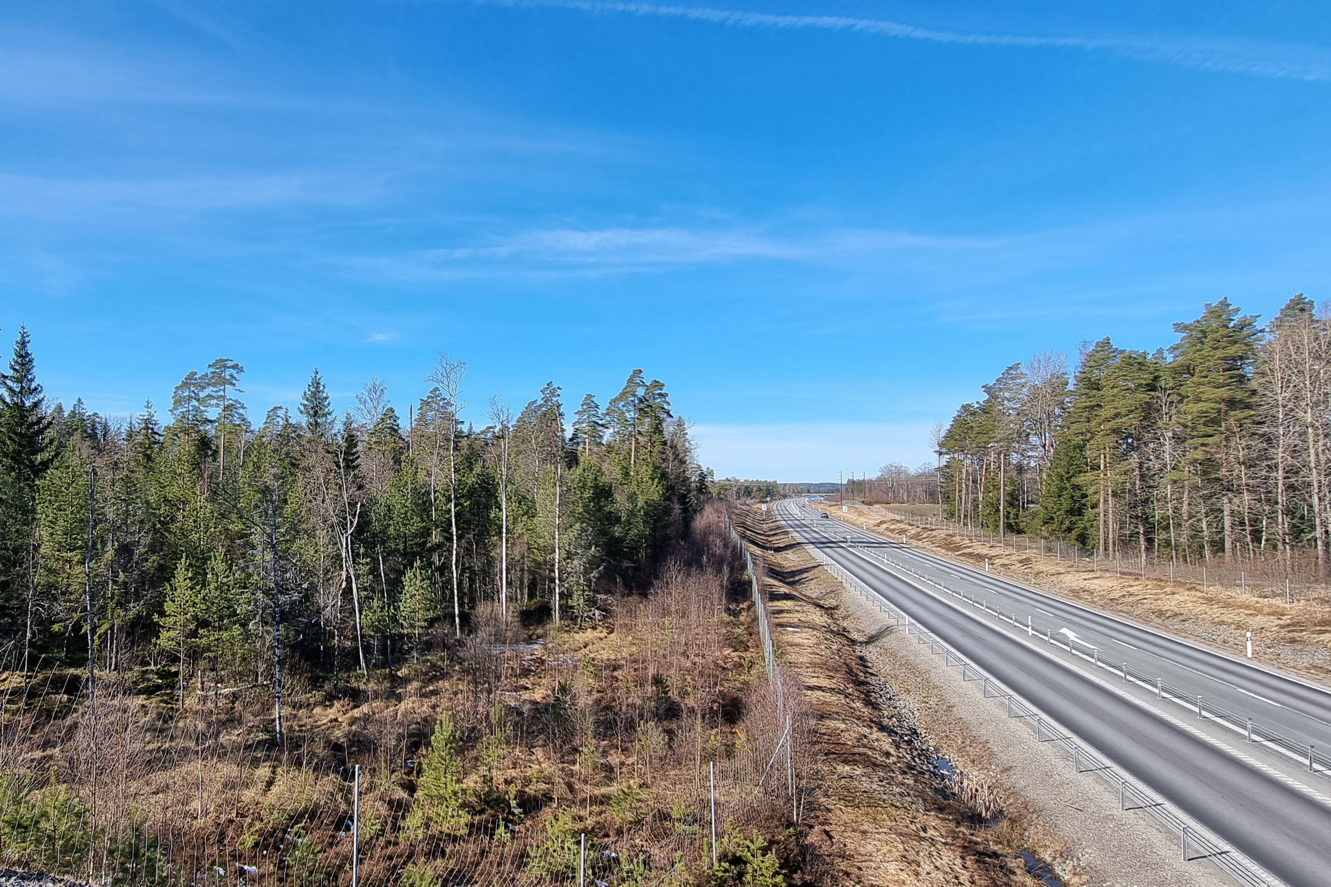 Här vid väg 27 ska energiparken i Gislaved anläggas. Foto: Gislaved Energi