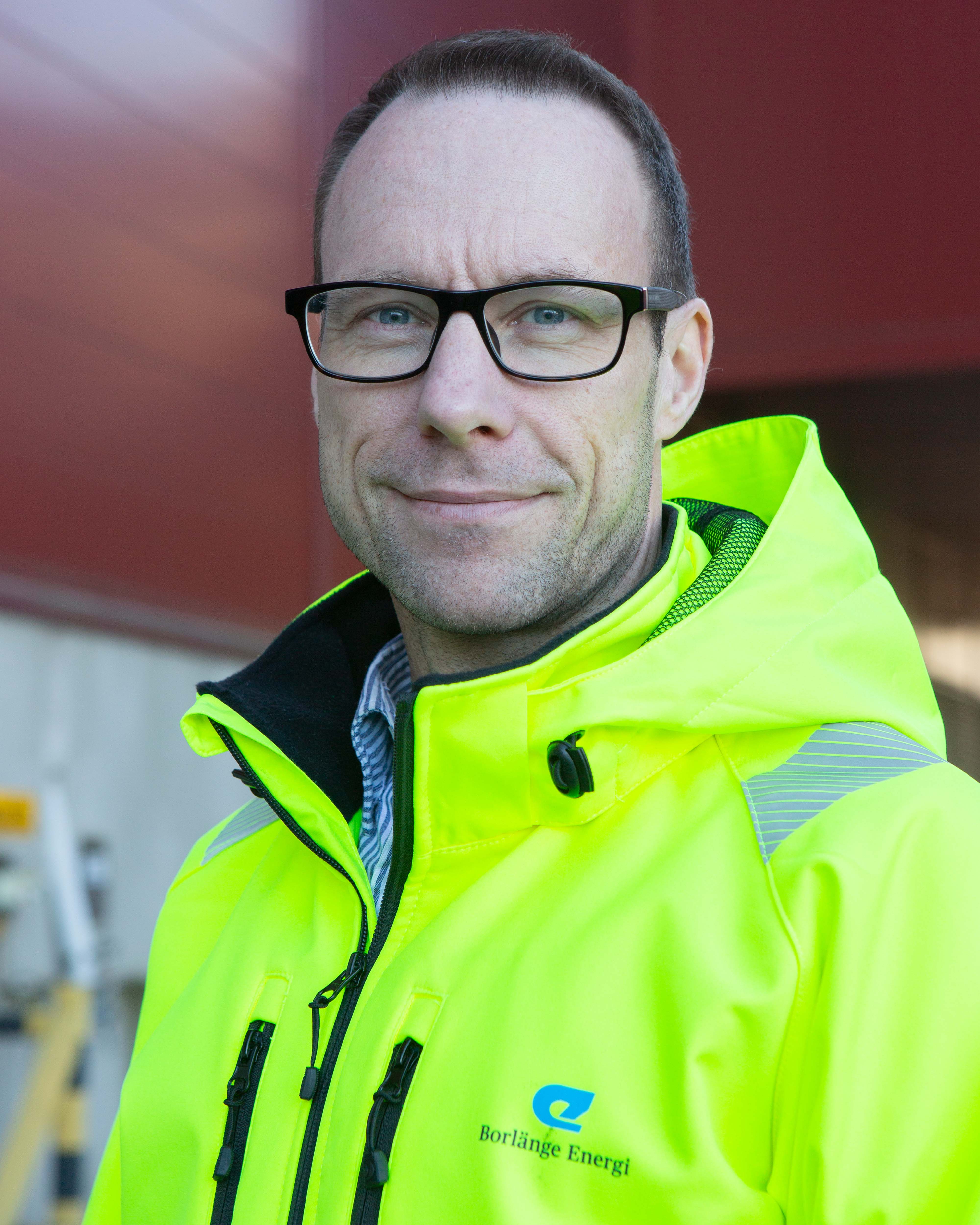 Jonas Sjans, affärsområdeschef Kraft och Värme.