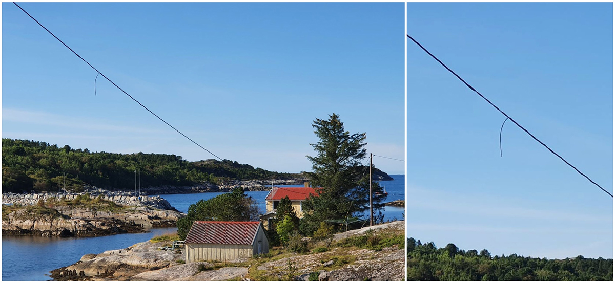 Exempel på fasbrott vid Meløya som upptäcktes och lokaliserades med Quant Insight.